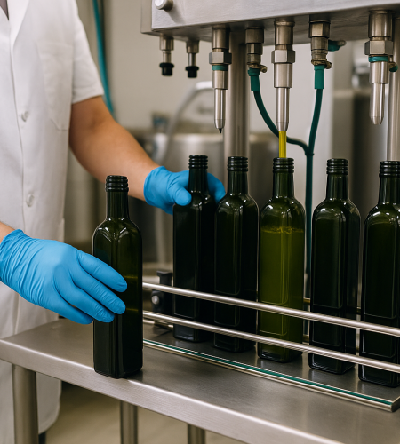 imbottigliamento olio